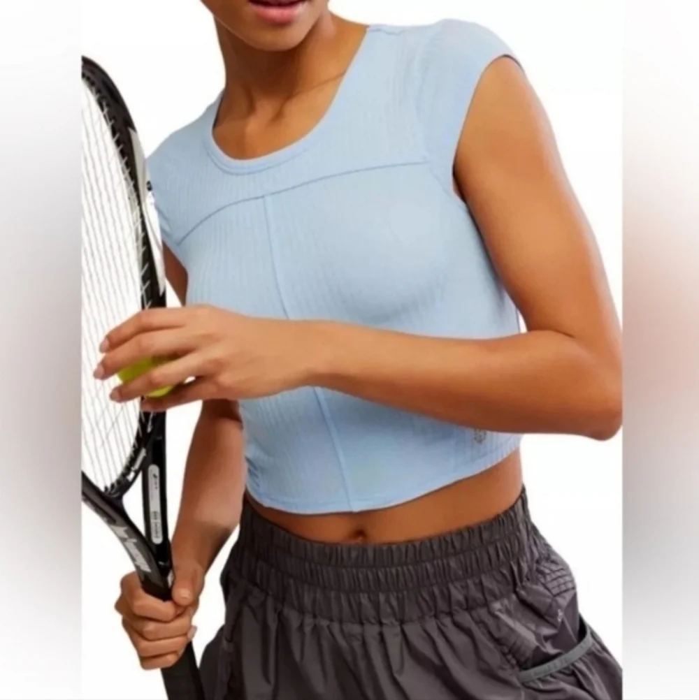 Free People Tempo Ribbed Baby Tee.